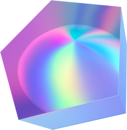 3D Gradients Oversaturated Rainbow Color