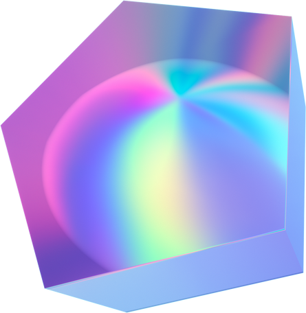 3D Gradients Oversaturated Rainbow Color